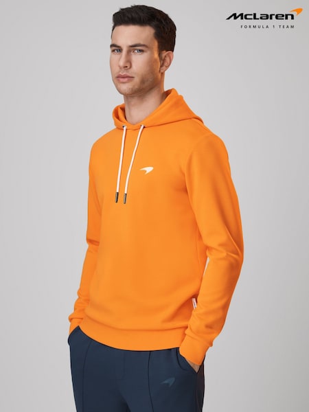 Reiss x McLaren F1 Team Papaya Interlock Jersey Hoodie (181952) | 1,014 QAR