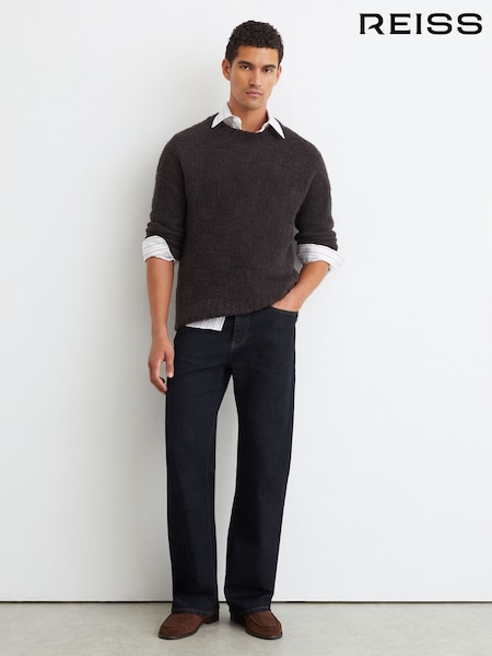 Rinse Wash - Regular Reiss Styles Relaxed Flared-leg Jeans