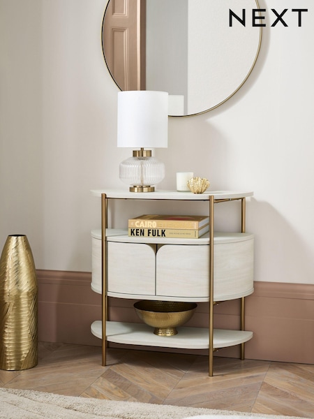 Light Evie Oak Effect Console Table (182413) | €305