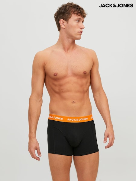 bleumarin Negru - Set boxer cu sigla Jack & Jones 100% bumbac 3 (182724) | 108 LEI
