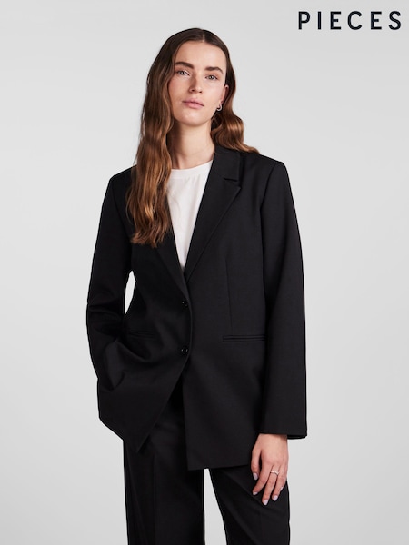 PIECES Black Relaxed Fit Tailored Blazer (182797) | €32