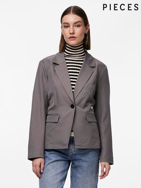 PIECES Grey Slim Fit Blazer (182812) | €27