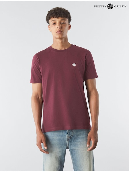 Burgundsko rdeča - Pretty Green Mitchell T-Shirt (183312) | € 24