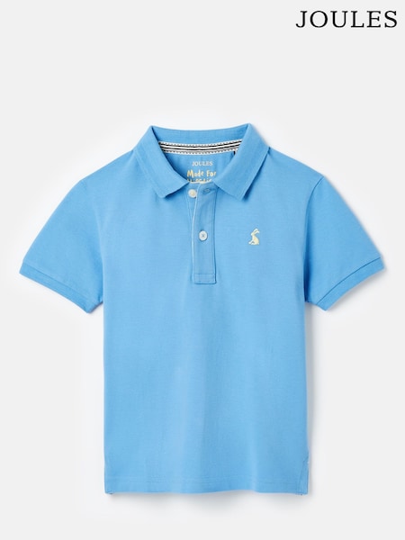 Albastru - Polo Joules Băieți' Woody Pique Cotton Tricouri (183720) | 104 LEI - 119 LEI