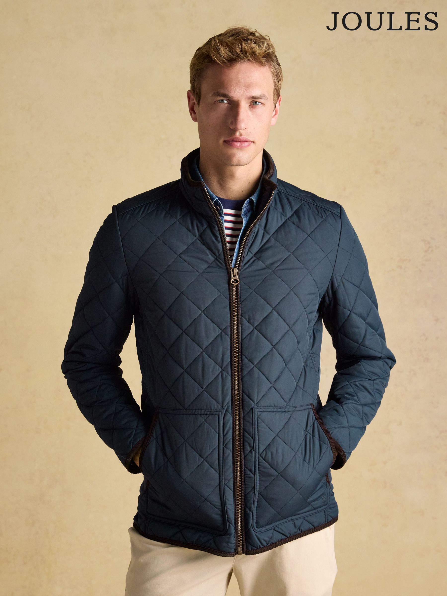 Joules quilted coat hot sale