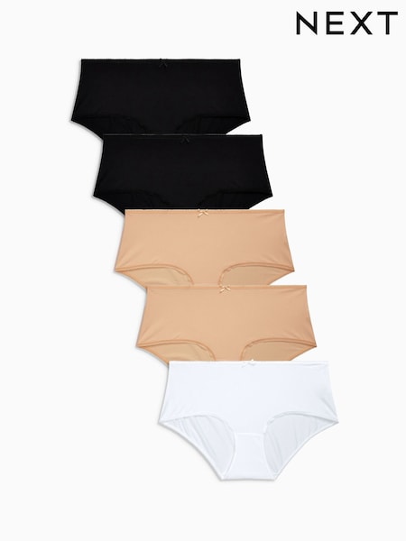 Praline Nude Midi Microfibre Knickers 5 Pack (184056) | €22.50