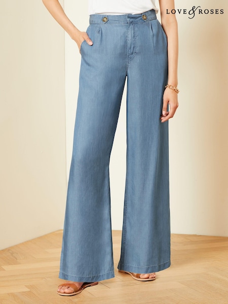 Love & Roses High Waist Wide Leg Tailored Trousers (184126) | 28 €