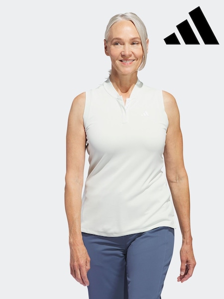 adidas Golf Light Green Performance Ultimate365 Tour Heat.Rdy Sleeveless Polo Shirt (184171) | €25