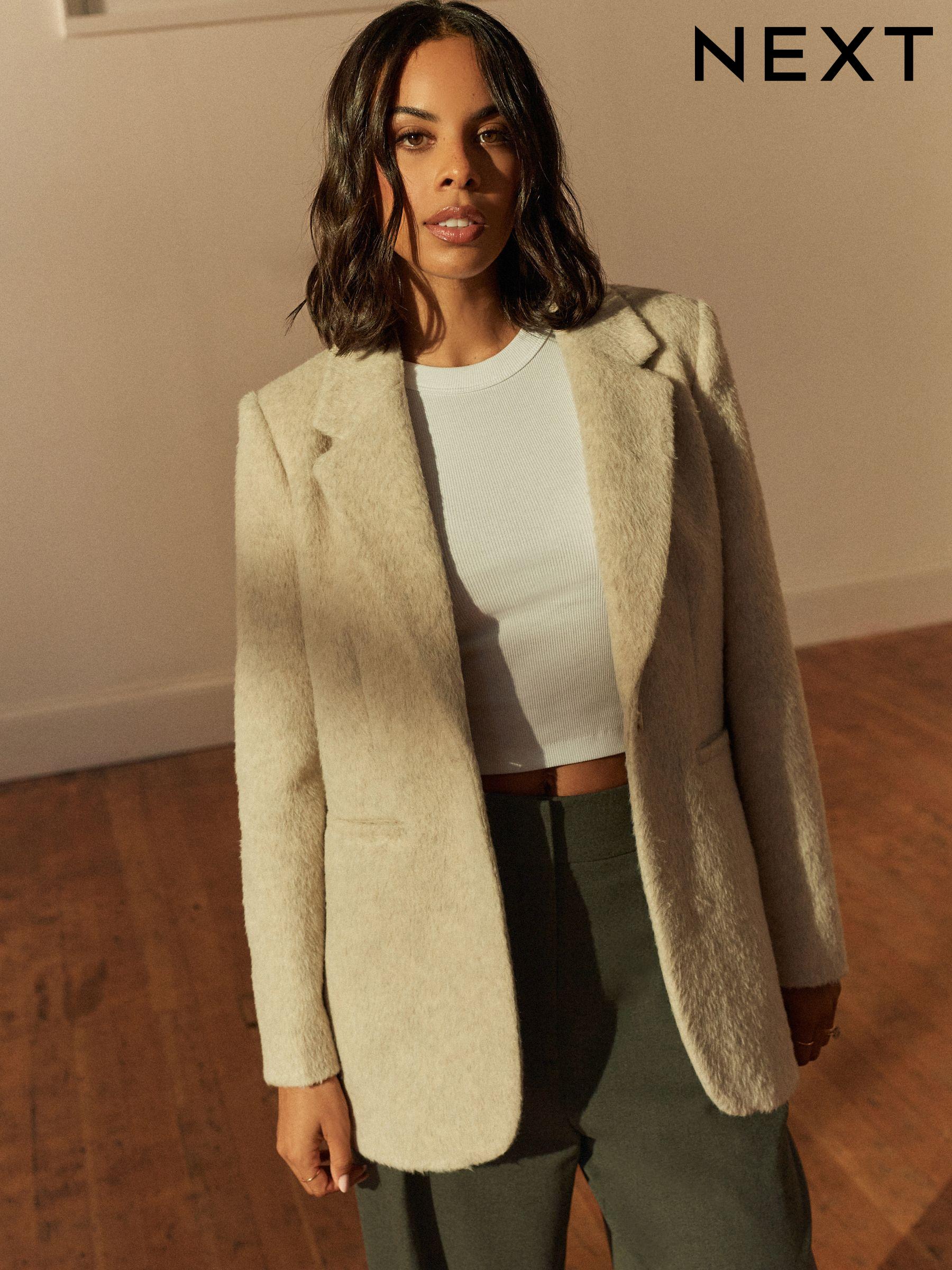 Next cream blazer on sale
