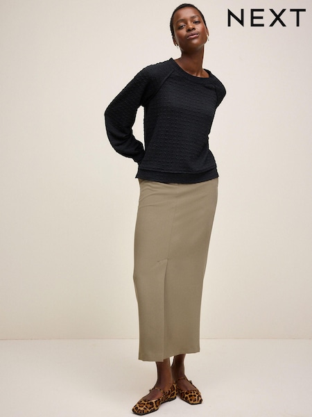 Brown / Khaki Twill Skirt (184655) | €14