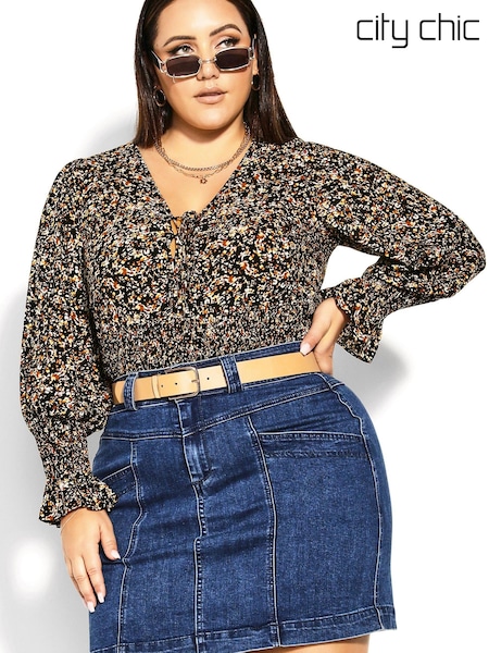 City Chic Black Skylar Top (184781) | €17.50