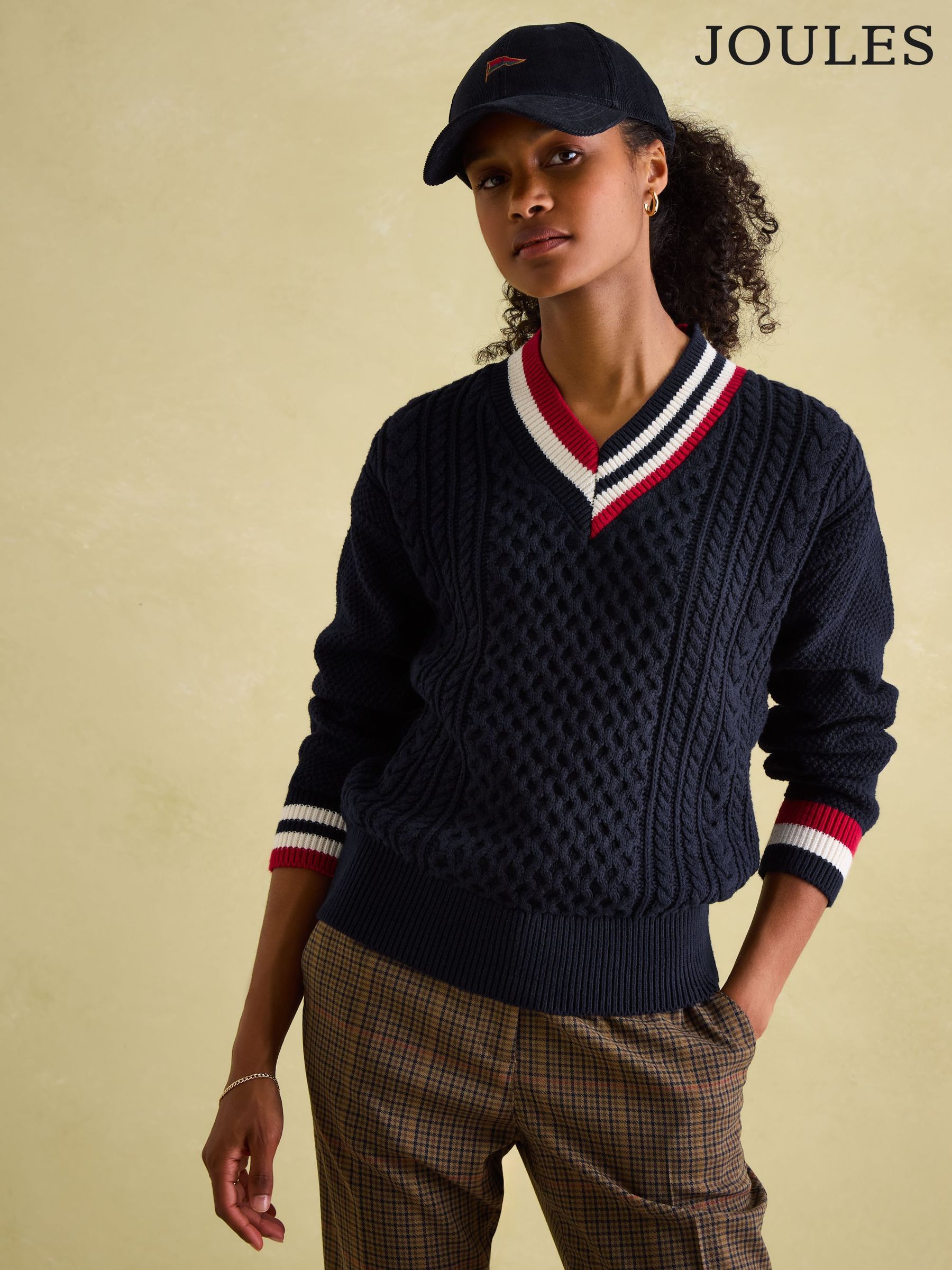Cable knit cricket sweater 2025