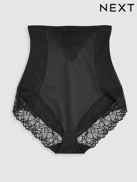 Black Super High Waist Briefs Firm Tummy Control Shaping Briefs (184909) | €29