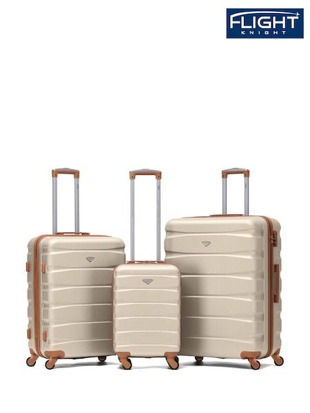 Flight Knight Hardcase Large Check in Suitcases and Cabin Case Set of 3 (185092) | €191