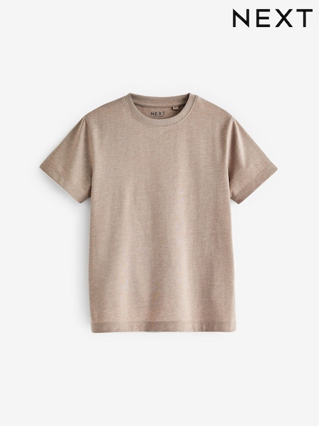 Luonnollinen Hiekanvärinen - Lyhyt hiha T-paita (3-16v.) (185618) | €5 - €10