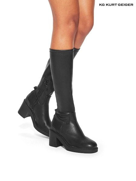 KG Kurt Geiger Tate Knee Black Boots (185721) | 282 €