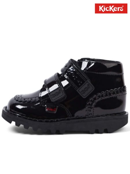 Kickers Black Hi Velcro Brogues (185723) | €42
