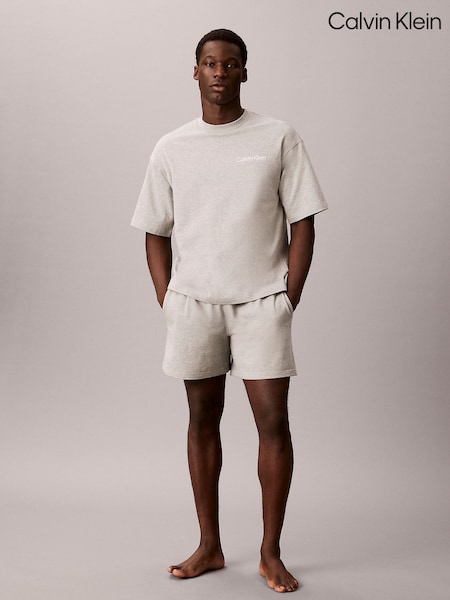 Grey - Regular Calvin Klein Cotton Classics Pyjamas Top