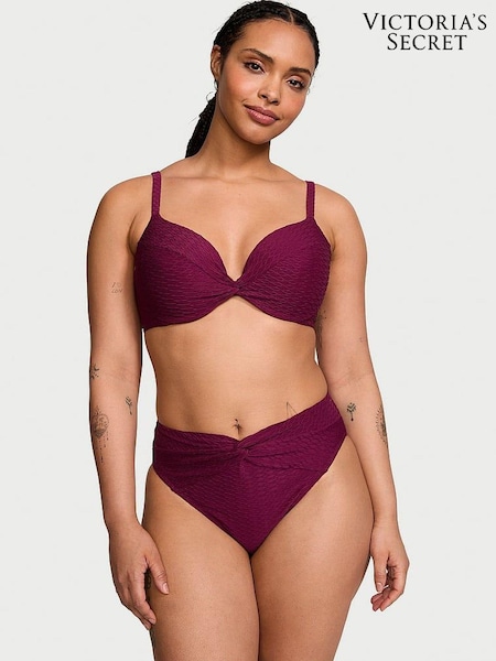 Victoria's Secret Pink Rouge Fishnet High Leg Swim Bikini Bottom (187264) | €13.50