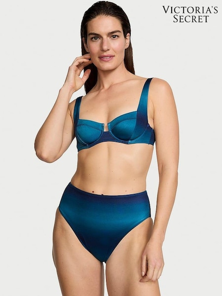 Victoria's Secret Blue Ombre High Waisted Swim Bikini Bottom (187578) | €13.50
