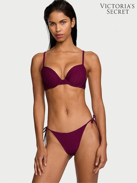 Victoria's Secret Pink Rouge Fishnet Tie Side High Leg Swim Bikini Bottom (187581) | €13.50