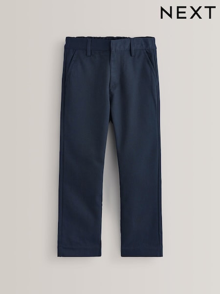 Navy Regular Waist School Formal Straight Trousers (3-17yrs) (187766) | INR 970 - INR 1,940