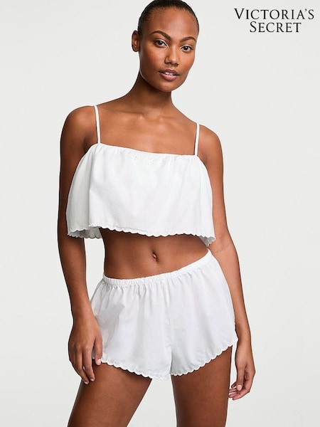 Victoria's Secret White Eyelet Cami Set (187926) | €27