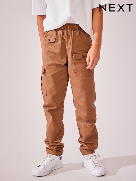 Светло-коричневый - 100% Cotton Cargo Trousers (3-16yrs) (188391) | €11 - €14