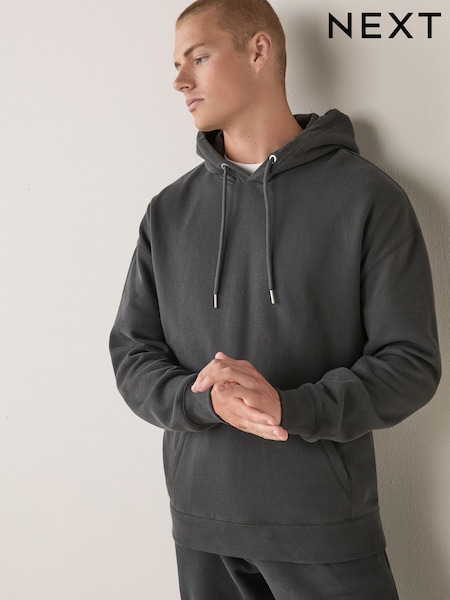 Charcoal Grey Overhead Hoodie (188788) | AED88