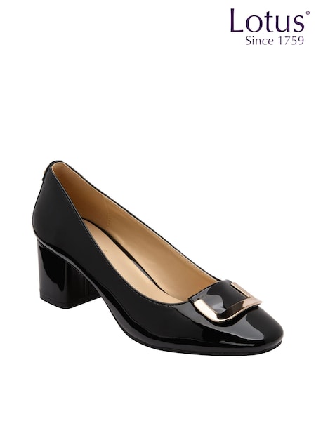 Lotus Block Heel Court Shoes (188794) | €82