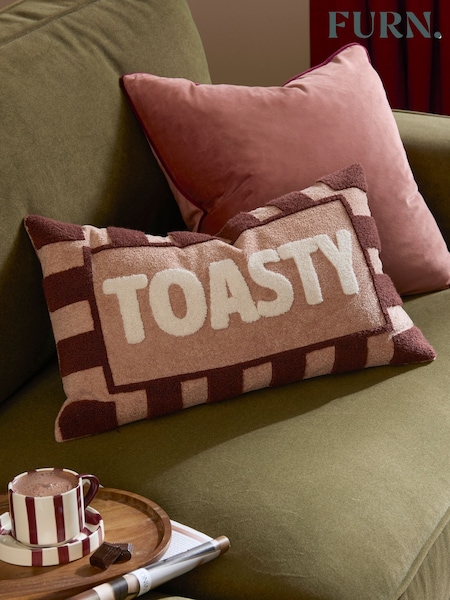 Furn Toasty Boucle Fibre Filled Cushion