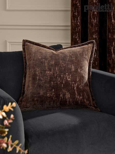 Paoletti Aurelio Chenille Jacquard Fibre Filled Cushion