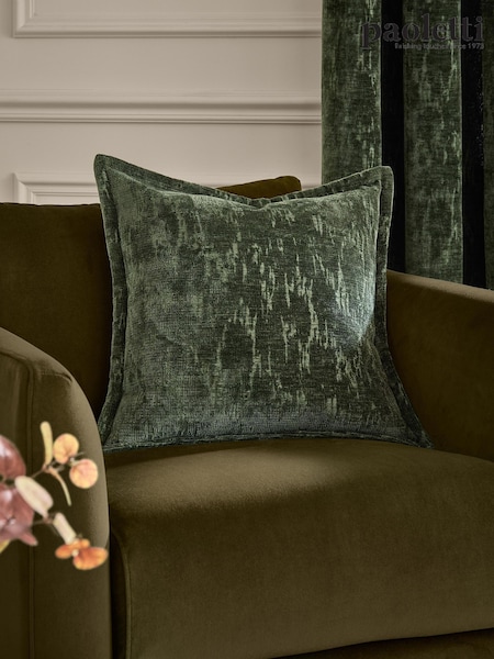 Paoletti Aurelio Chenille Jacquard Fibre Filled Cushion