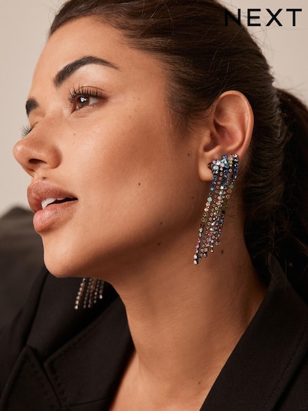 Multicoloured Statement Drape Crawler Earring (189759) | €10