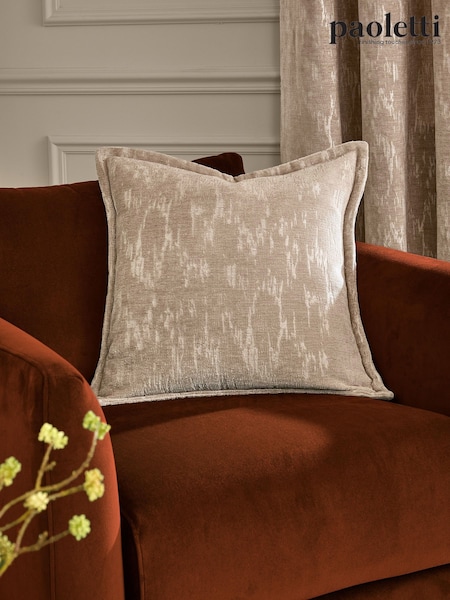 Paoletti Aurelio Chenille Jacquard Fibre Filled Cushion