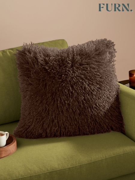 Furn Rowan жасанды жүнінен жасалған талшықпен толтырылған Жастық