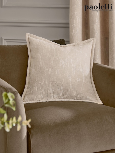 Paoletti Aurelio Chenille Jacquard Fibre Filled Cushion