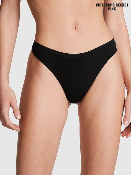Victoria's Secret PINK Black Thong Knickers (190367) | €10.50