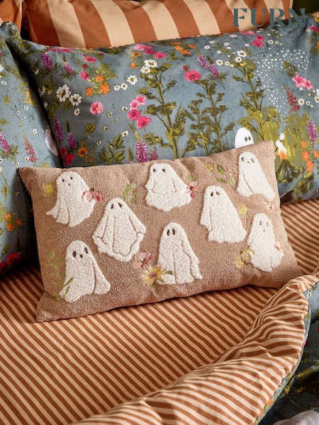 Furn Bootanical Ghost Boucle Fibre Filled Cushion