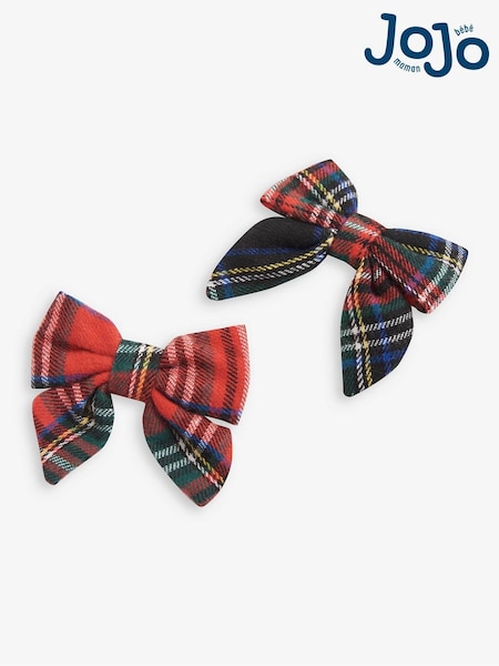 JoJo Maman Bébé 2-Pack Tartan Bows (191482) | 33 LEI
