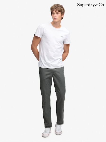 Green - Regular Superdry Premium Regular Chinos