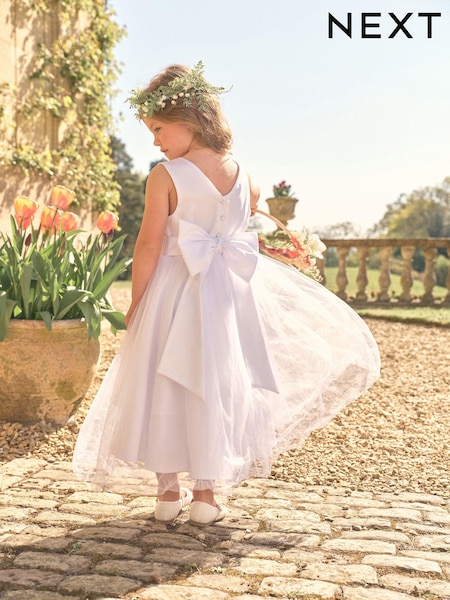 Flower Girl Bow Dress (3mths-16yrs) (191728) | 40 € - 51 €