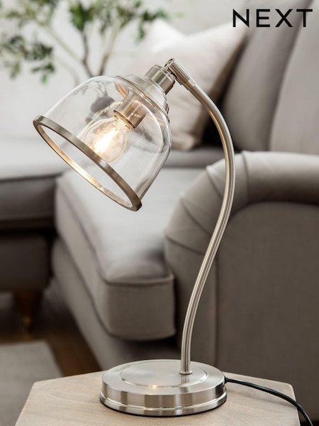 Brushed Chrome Gloucester Brushed Chrome Desk Lamp (192062) | €53