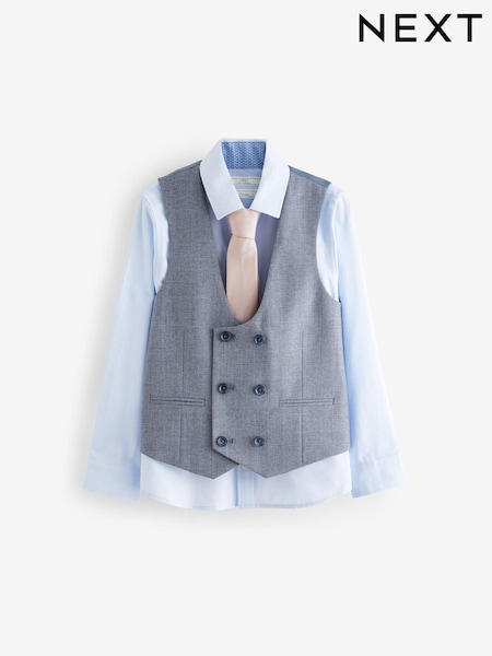 Cham Denim Blue Waistcoat Set (12mths-16yrs) (192193) | €20 - €25