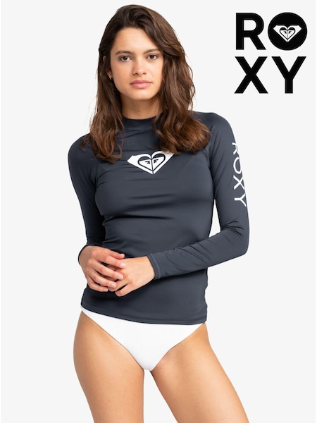 Roxy Blue Whole Hearted Long Sleeved Rash Vest (192208) | €45