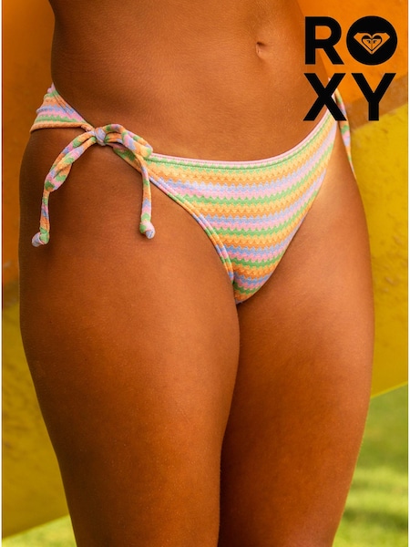 Roxy Purple Multi Wavy Stripe Bikini Bottoms (192365) | €17.50
