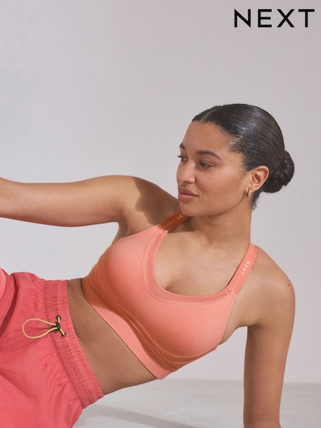 Coral Pink Active High Impact Sports Bra (192536) | €16
