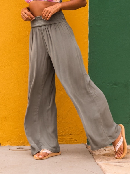 Roxy Green Wide Leg Beach Trousers (192556) | €42