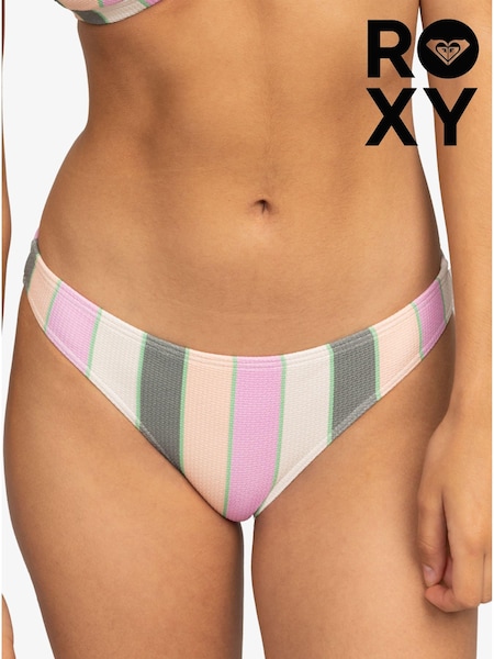 Roxy Green Multi Vista Stripe Bikini Bottoms (192602) | €13
