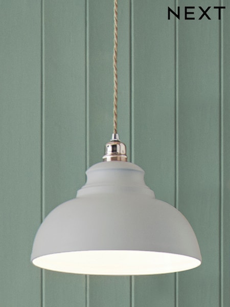 Grey Dixon Easy Fit Pendant Lamp Shade (192620) | $24